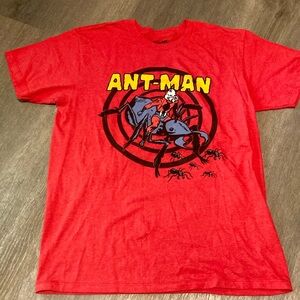 Red ant-man short sleeve shirt